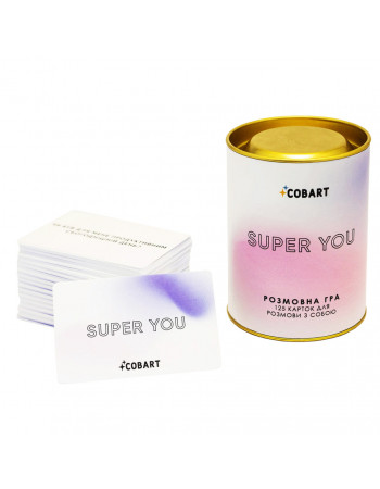 Карточная игра о себе Super you CBRT-9932, 125 вопросов