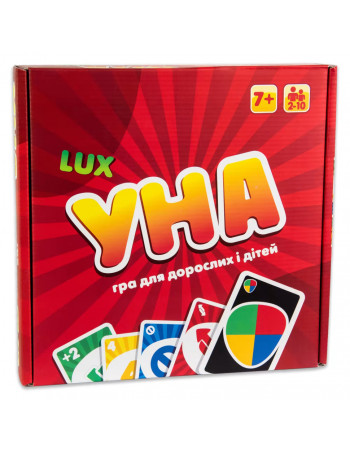 Настольная игра 'УНА Lux' 30517 на украинском языке 216 карт