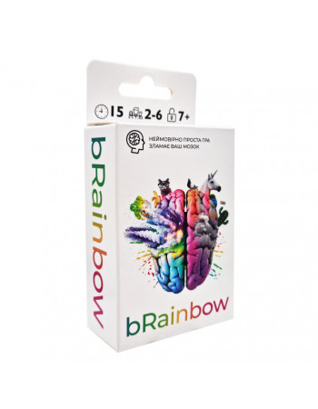 Карткова гра bRainbow FGS64, 60 карток, українською мовою