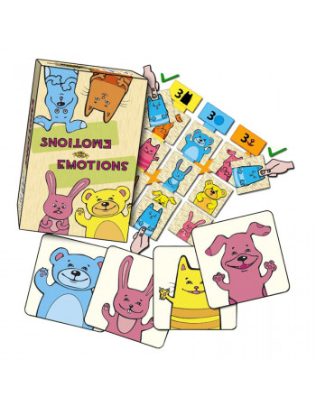 Настольная карточная игра 'Emotions' Мастер MKZ0810 составь первым ряд