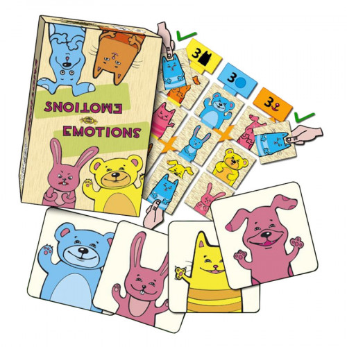 Настольная карточная игра 'Emotions' Мастер MKZ0810 составь первым ряд