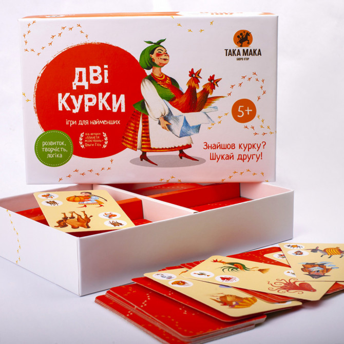 Дитяча настільна гра 'Дві курки' 960070 від 5-ти років
