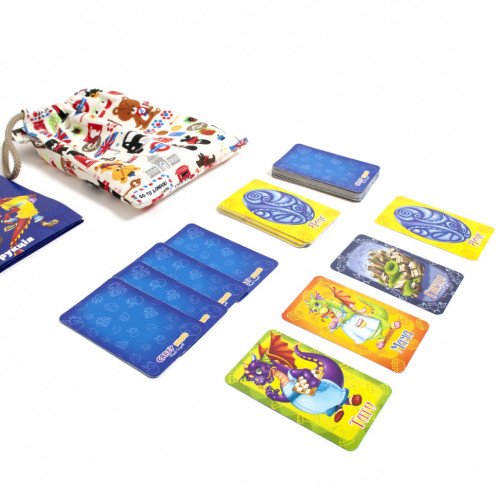 Детская настольная игра в мешочке 'Спаси дракона' VT8077-11,  54 карточки