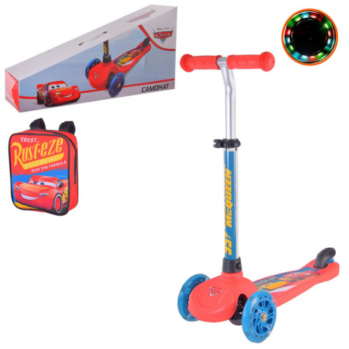 Детский самокат 'Cars' Bambi LS2213 с рюкзачком 17х20 см