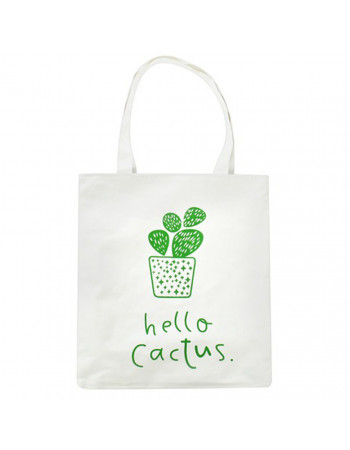 Экосумка шоппер тканевая Bambi BBG-12-15-18  Hello Cactus