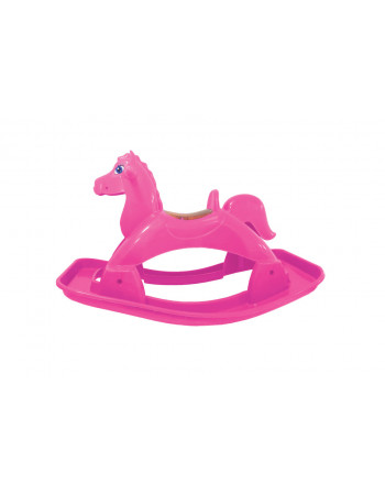 Лошадка-качалка Doloni Toys 05550/5 Малиновая