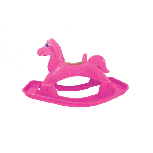 Лошадка-качалка Doloni Toys 05550/5 Малиновая