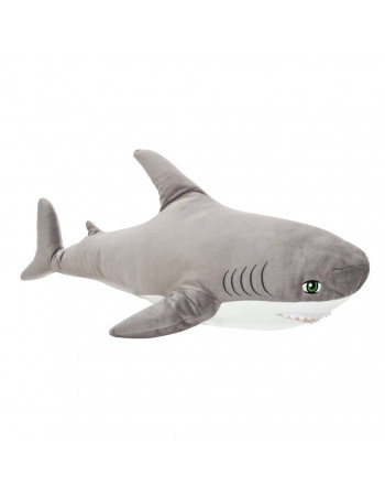 Игрушка плюшевая 'Акула' FWPTSHARK22GR0080 серый 80 см
