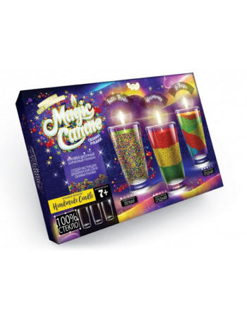 Комплект креативного творчества MAGIC CANDLE CRYSTAL 7320DT, 3 свечи в комплекте