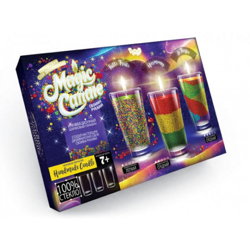 Комплект креативного творчества MAGIC CANDLE CRYSTAL 7320DT, 3 свечи в комплекте