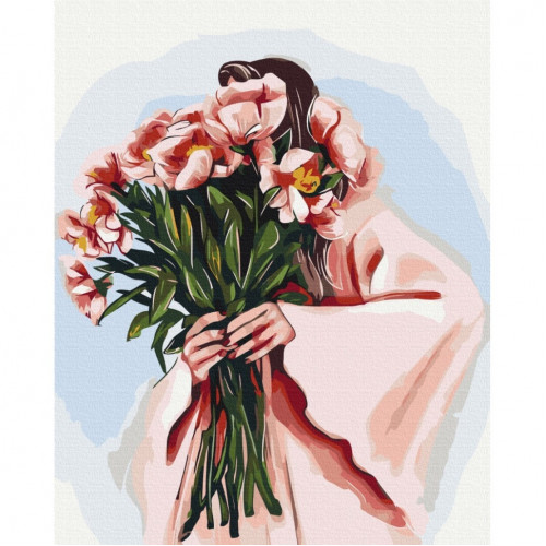 Картина по номерам 'Весенний образ' © Alla Berezovska Brushme BS53448 40х50 см