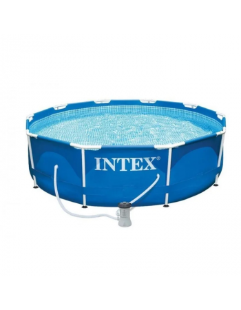 Бассейн каркасный 'Metal Frame Pool' Intex 28202, 305Х76 см, с фильтр-насосом, 4485 л.