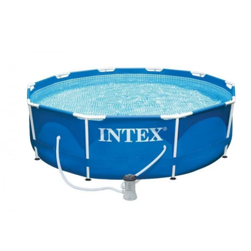 Бассейн каркасный 'Metal Frame Pool' Intex 28202, 305Х76 см, с фильтр-насосом, 4485 л.