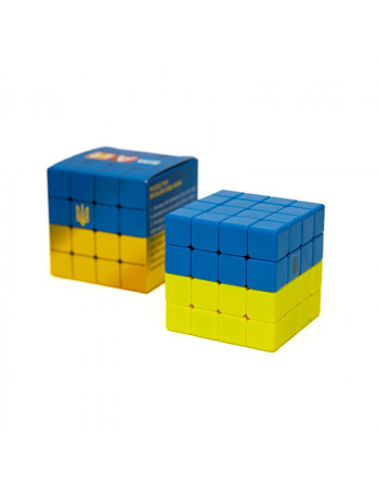 Головоломка Умный кубик 4х4х4 'Флаг Украины' SCU444 (Bicolor Smart Cube 4x4x4 'Ukraine')