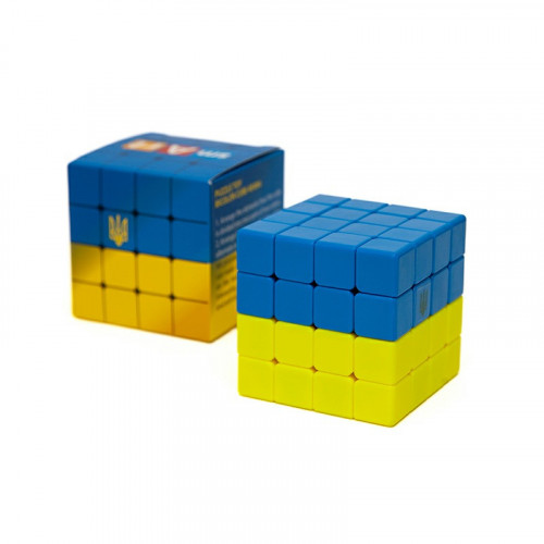 Головоломка Умный кубик 4х4х4 'Флаг Украины' SCU444 (Bicolor Smart Cube 4x4x4 'Ukraine')