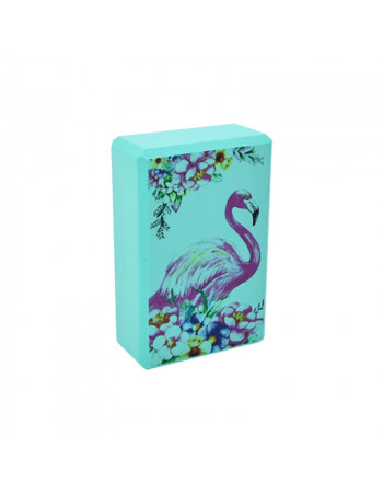 Блок для йоги 'Фламинго' MS 0858-13(Turquoise) EVA 23 х 15 х 7,5 см