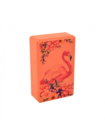 Блок для йоги 'Фламинго' MS 0858-13(Orange) EVA 23 х 15 х 7,5 см