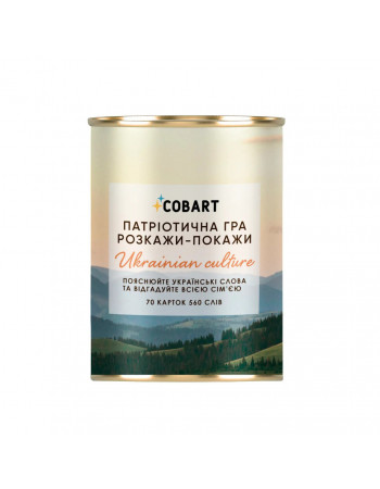 Карточная игра Расскажи-покажи Ukrainian culture CBRT-0414, 560 слов