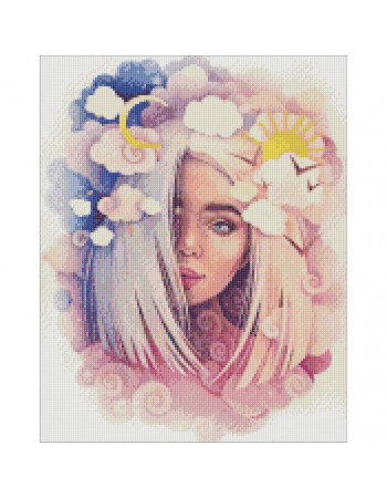 Алмазная мозаика 'День и ночь' ©lesya_nedzelska_art Идейка AMO7444 40х50 см