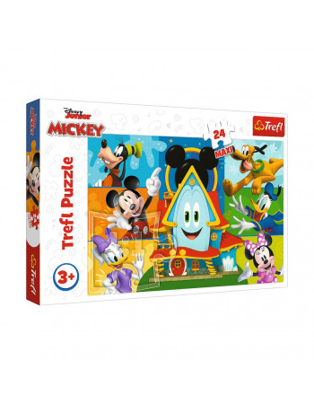 Детские пазлы МАХІ Disney  'Микки Маус' Trefl 14351 24 элемента