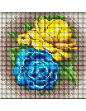 Алмазная мозаика без подрамника 'Цвета свободы' ©Mariia Davydova AMC7683 20х20 см