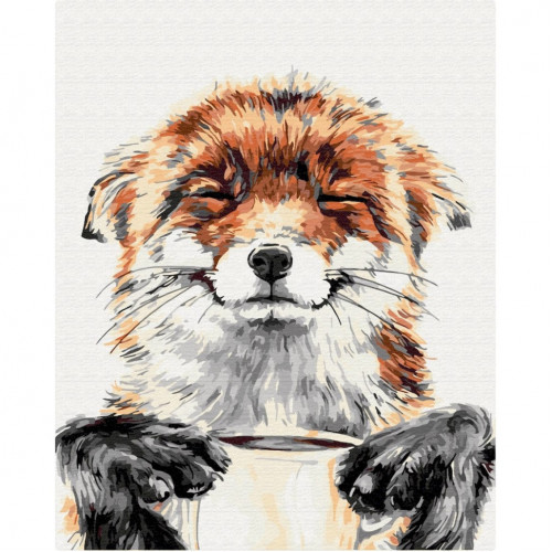 Картина по номерам 'Довольная лисичка' BS32220, 40х50см