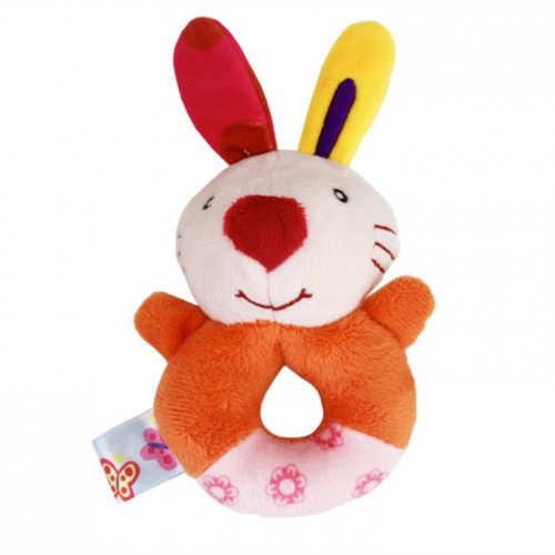 Мягкая игрушка-погремушка 'Зайка' TM BBSKY MGZ-1203-2