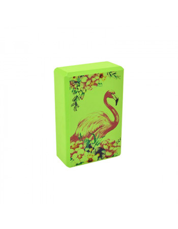 Блок для йоги 'Фламинго' MS 0858-13(Green) EVA 23 х 15 х 7,5 см