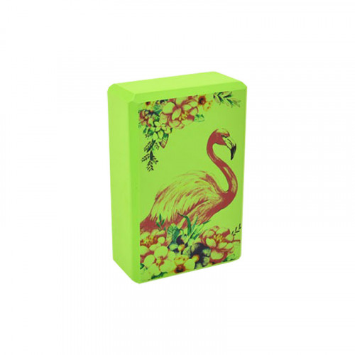 Блок для йоги 'Фламинго' MS 0858-13(Green) EVA 23 х 15 х 7,5 см