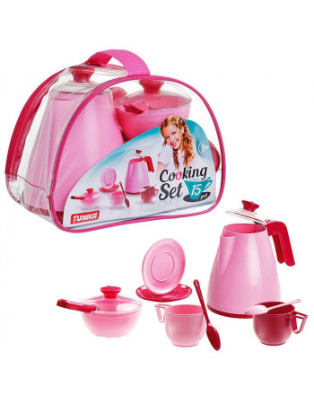 Игровой набор посуды Cooking Set Юника 71733, 15 предметов