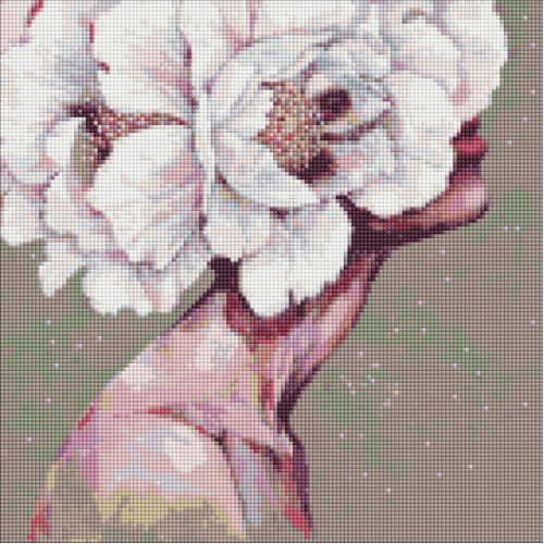 Алмазная мозаика 'Изысканная девушка' ©lesya_nedzelska_art AMO7612 Идейка 40х40 см