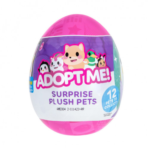 Мягкая игрушка-сюрприз в яйце 'S3 - Веселые зверята' Adopt Me! AME0042, 13 см