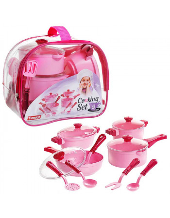 Игровой набор посуды Cooking Set Юника 71726, 9 предметов