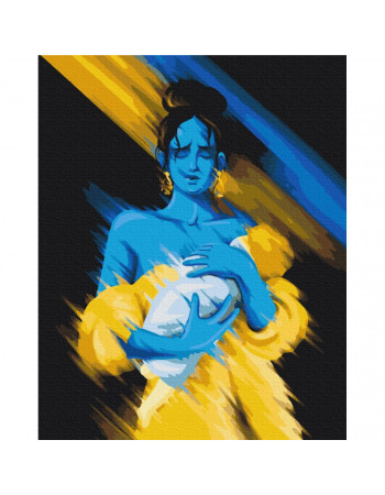 Картина по номерам 'Будущее в руках' © Полина Скурихина Brushme BS53085 40х50 см