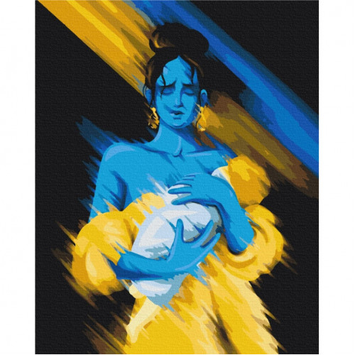 Картина по номерам 'Будущее в руках' © Полина Скурихина Brushme BS53085 40х50 см