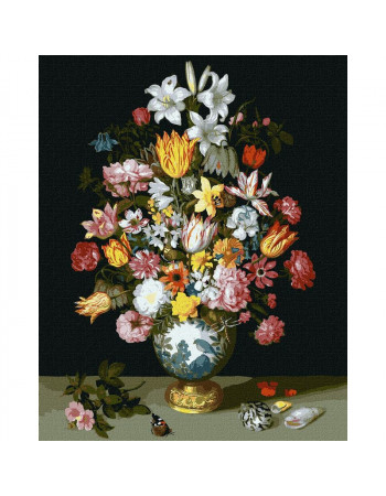 Картина по номерам 'Цветочная симфония' ©Ambrosius Bosschaert de Oude Идейка KHO3210 40х50 см