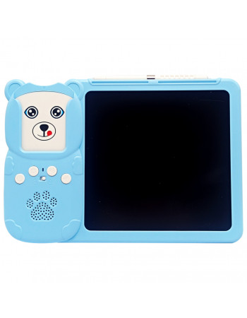 Планшет для рисования LCD Writing Tablet + озвученная азбука Монтессори Y5-2AB 255 карточек Синий