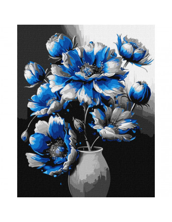Картина по номерам 'Совершенство линий' ©art_selena_ua Идейка KHO3245 40х50 см с красками металлик extra