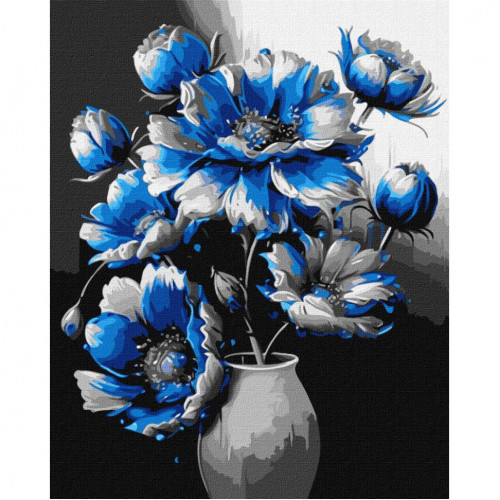 Картина по номерам 'Совершенство линий' ©art_selena_ua Идейка KHO3245 40х50 см с красками металлик extra