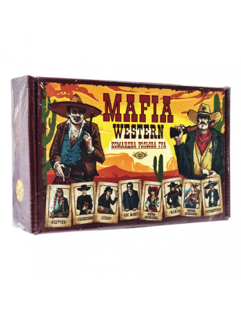 Командная ролевая игра 'MAFIA WESTERN' MKZ0815, 24 карточки