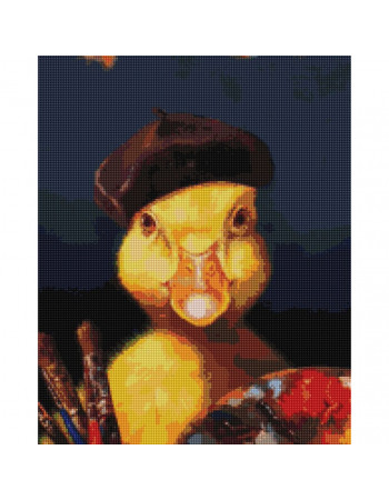 Алмазная мозаика 'Художник уточка' ©Lucia Heffernan DBS1206, 40x50 см