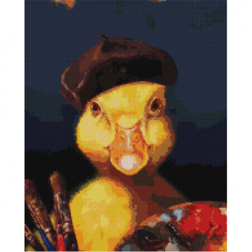Алмазная мозаика 'Художник уточка' ©Lucia Heffernan DBS1206, 40x50 см