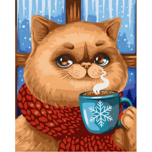 Картина по номерам 'Зимний аромат' @POLLYPOP92 11531-AC 40x50 см
