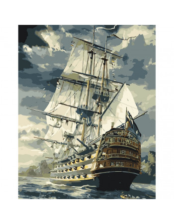 Картина по номерам 'Плавучая мощь' Art Craft 12160-AC 40х50 см