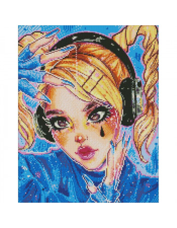Алмазная мозаика 'Ритмическая музыка' ©nila_art_art AMO7598 40х50 см Идейка