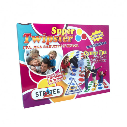 Развлекательная игра для компании 'Super Twipster' 11386 поле 200х125 см