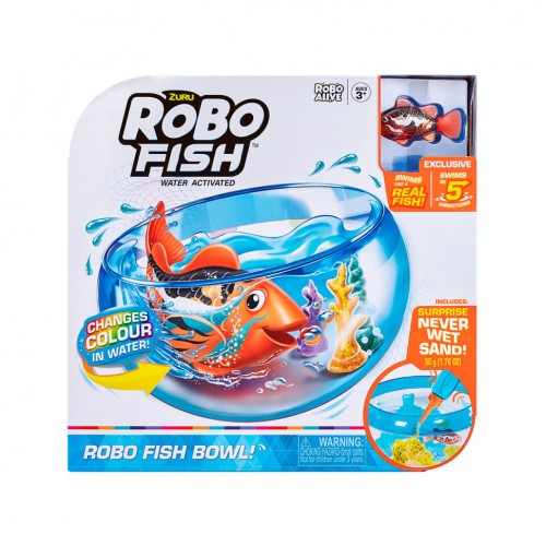 Интерактивный игровой набор Роборыбка в аквариуме ROBO ALIVE 7126