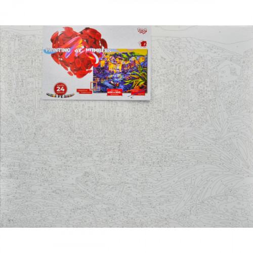 Картина по номерам 'Город у реки' Danko Toys KpNe-40х50-02-05 40x50 см