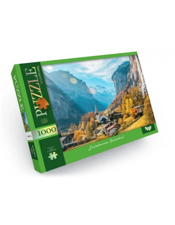 Пазл 'Lauterbrunnen, Switzerland' Danko Toys C1000-12-07, 1000 эл.