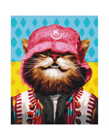 Картина по номерам 'Котик Kalush' © Марианна Пащук Brushme BS53159 40х50 см